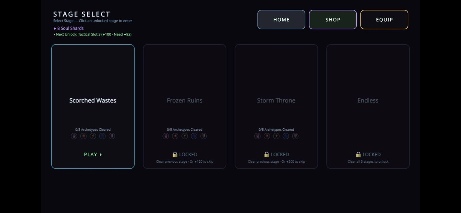 Campaign Stage Select